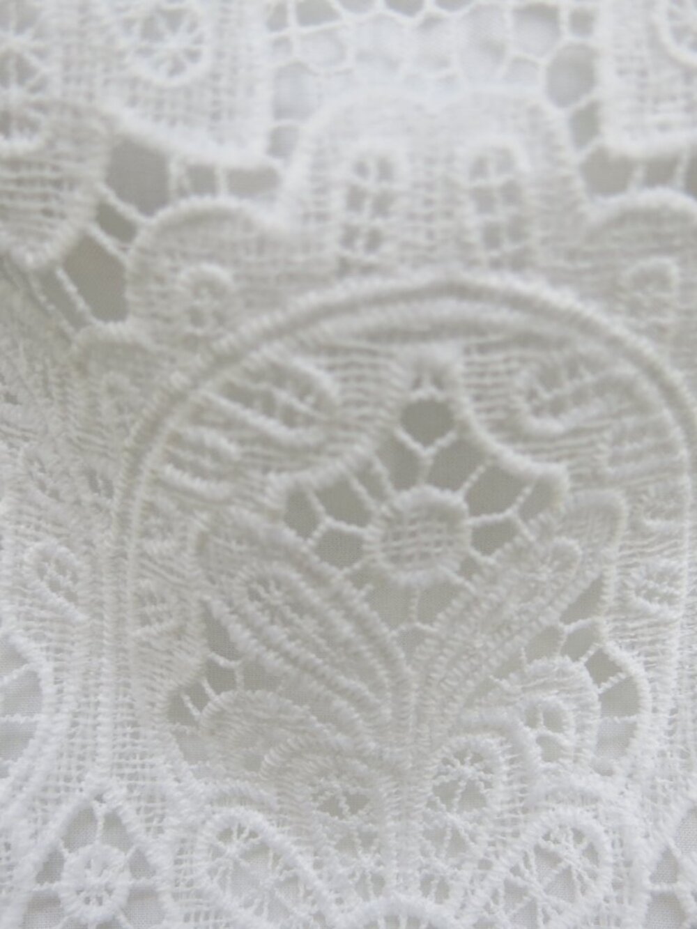 Abercrombie & Fitch Ultra Cropped White Lace Square Neck Bohemian Party Top Sz.M - Picture 5 of 9